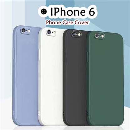 For IPhone 6 Cover Drop and wear resistant Silicone Full Case Classic Simple Solid Color Phone Case Cover