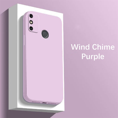 For Honor 9A Cover Drop and wear resistant Silicone Full Case Classic Simple Solid Color Phone Case Cover