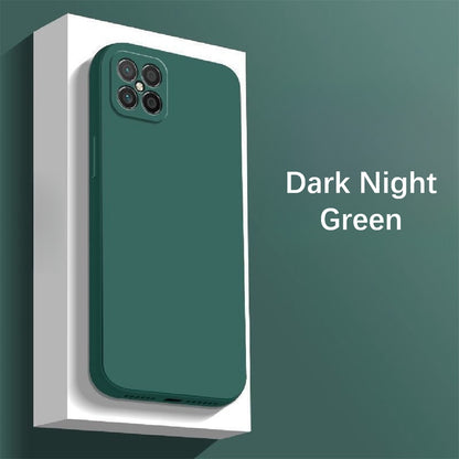 For Honor Play 5 5G Cover Drop and wear resistant Silicone Full Case Classic Simple Solid Color Phone Case Cover