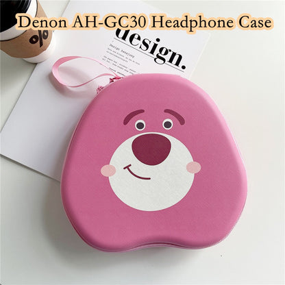 For Denon AH-GC30 Headphone Case Cartoon Creative Patterns Headset Earpads Storage Bag Casing Box