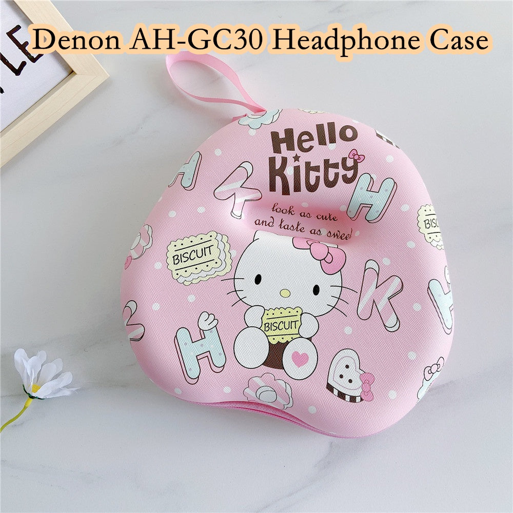For Denon AH-GC30 Headphone Case Cartoon Creative Patterns Headset Earpads Storage Bag Casing Box
