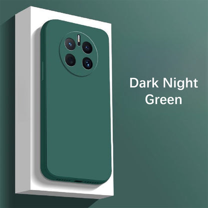 For Huawei Mate 50 Cover Drop and wear resistant Silicone Full Case Classic Simple Solid Color Phone Case Cover