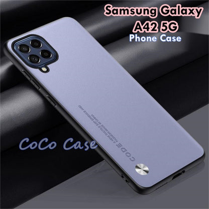 For Samsung Galaxy A42 5G Cover Silicone Professional Full Case Classic Simple Solid Color Phone Case Cover sweatproof
