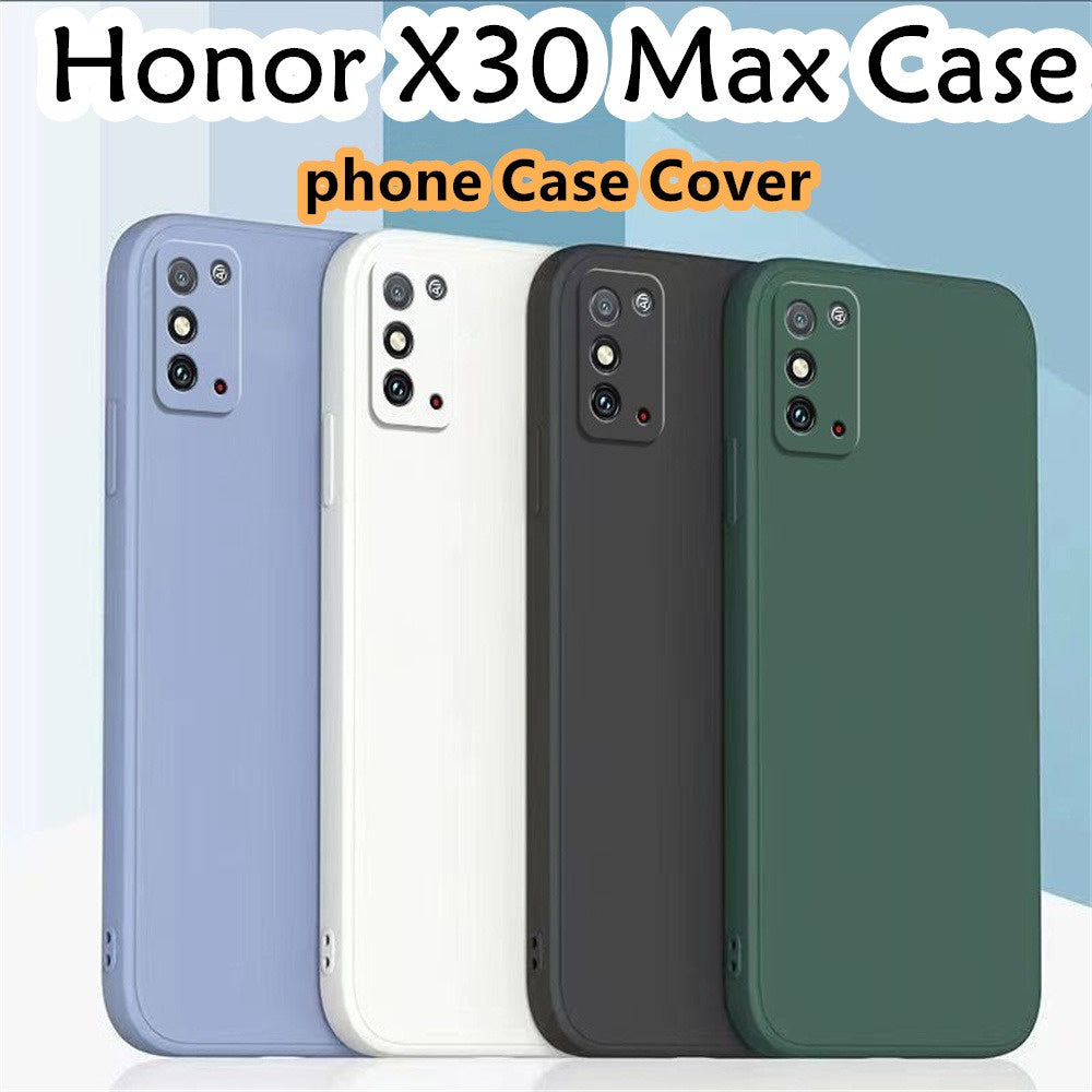 For Honor X30 Max Cover Drop and wear resistant Silicone Full Case Classic Simple Solid Color Phone Case Cover