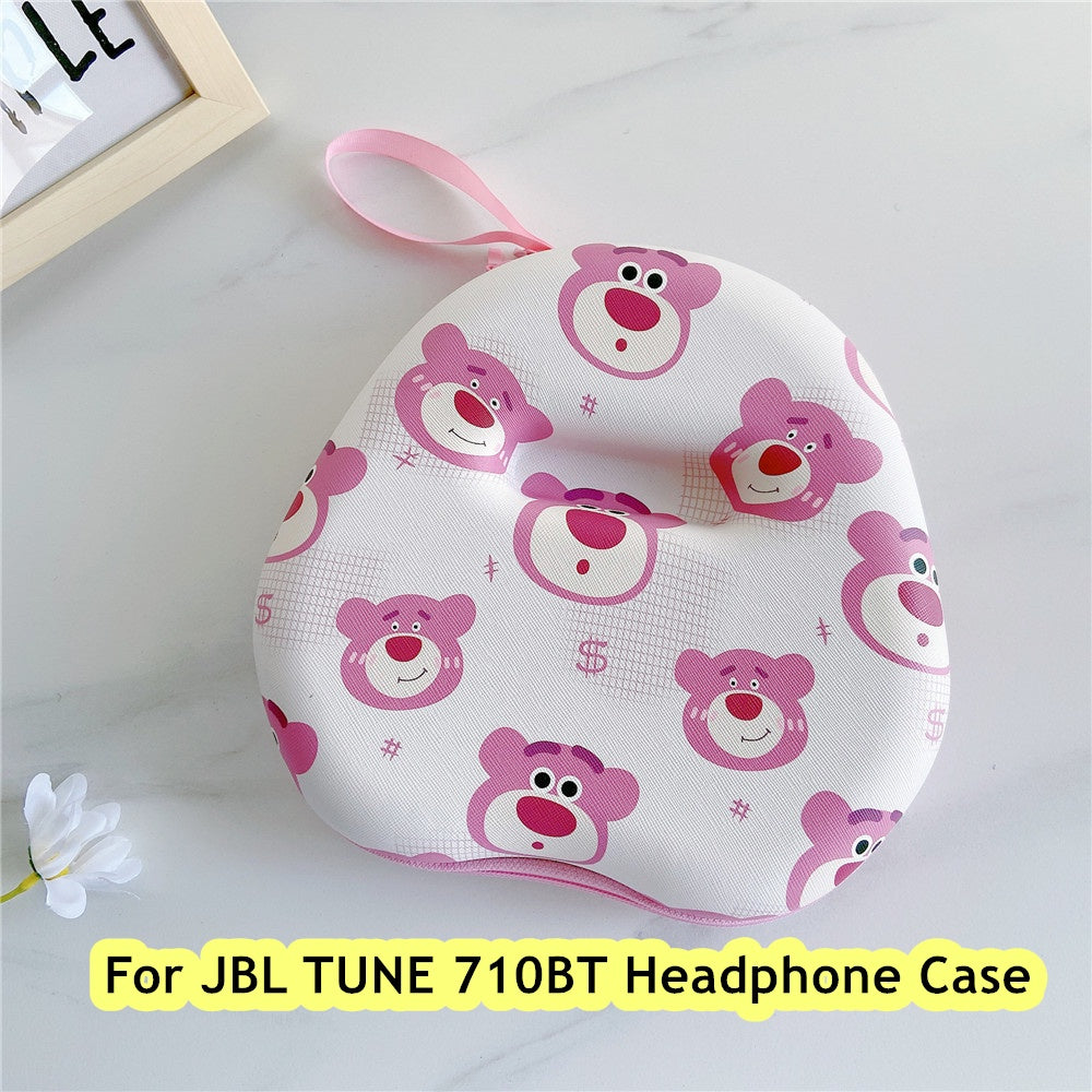 For JBL TUNE 710BT Headphone Case Cartoon Creative Patterns Headset Earpads Storage Bag Casing Box