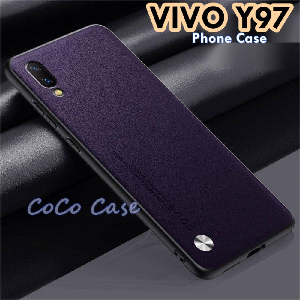 For VIVO Y97 Cover Silicone Professional Full Case Classic Simple Solid Color Phone Case Cover sweatproof