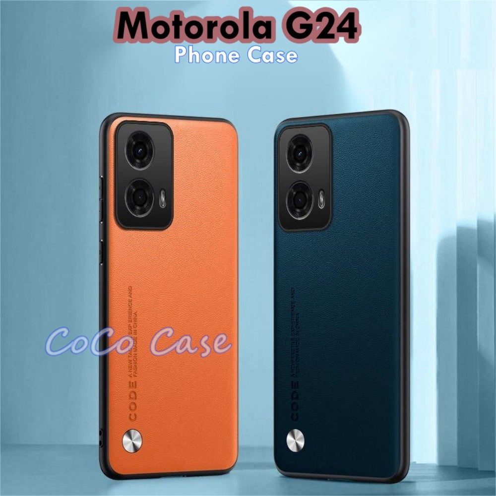 For Motorola G24 Cover Silicone Professional Full Case Classic Simple Solid Color Phone Case Cover sweatproof