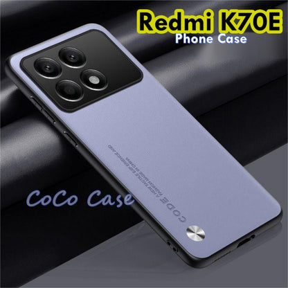 For Redmi K70E Cover Silicone Professional Full Case Classic Simple Solid Color Phone Case Cover sweatproof