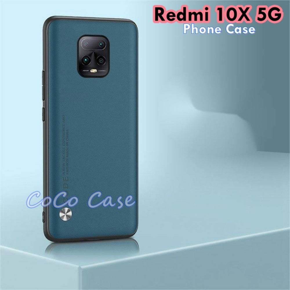 For Redmi 10X 5G Cover Silicone Professional Full Case Classic Simple Solid Color Phone Case Cover sweatproof