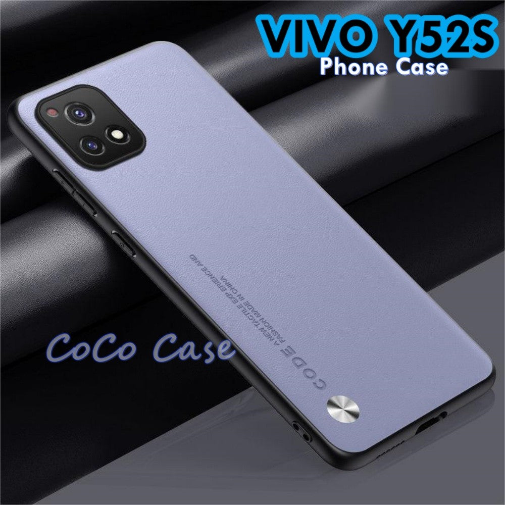For VIVO Y52S Cover Silicone Professional Full Case Classic Simple Solid Color Phone Case Cover sweatproof
