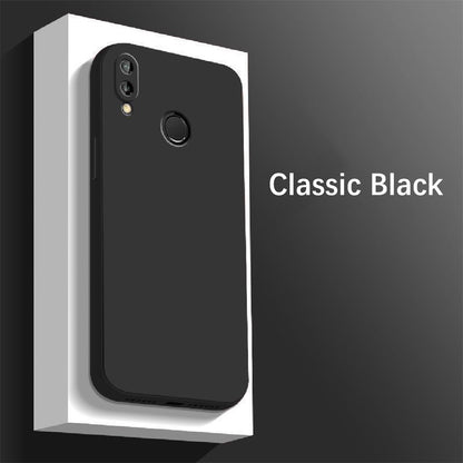 For Honor 8X Cover Drop and wear resistant Silicone Full Case Classic Simple Solid Color Phone Case Cover