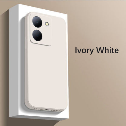 For VIVO Y78 5G Cover Drop and wear resistant Silicone Full Case Classic Simple Solid Color Phone Case Cover