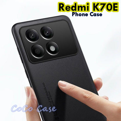 For Redmi K70E Cover Silicone Professional Full Case Classic Simple Solid Color Phone Case Cover sweatproof