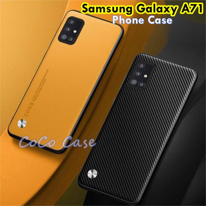 For Samsung Galaxy A71 Cover Silicone Professional Full Case Classic Simple Solid Color Phone Case Cover sweatproof