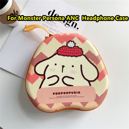 For Monster Persona ANC Headphone Case Cartoon Creative Patterns Headset Earpads Storage Bag Casing Box