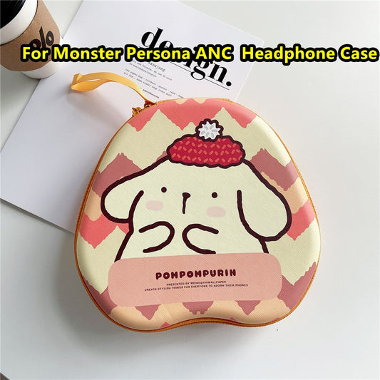 For Monster Persona ANC Headphone Case Cartoon Creative Patterns Headset Earpads Storage Bag Casing Box