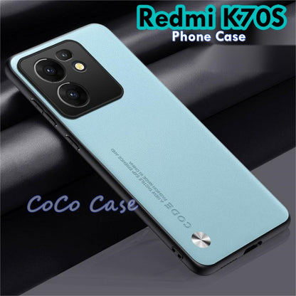 For Redmi K70S Cover Silicone Professional Full Case Classic Simple Solid Color Phone Case Cover sweatproof