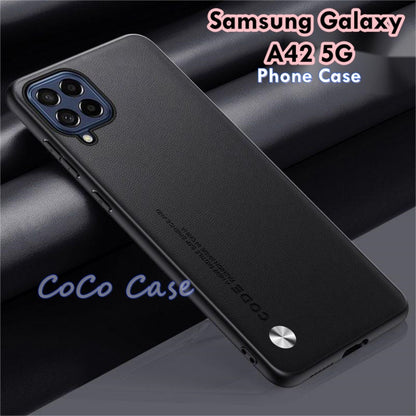 For Samsung Galaxy A42 5G Cover Silicone Professional Full Case Classic Simple Solid Color Phone Case Cover sweatproof
