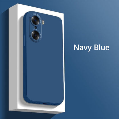 For Honor 60 Pro Cover Drop and wear resistant Silicone Full Case Classic Simple Solid Color Phone Case Cover