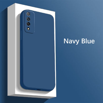 For Honor Play 4T Pro Cover Drop and wear resistant Silicone Full Case Classic Simple Solid Color Phone Case Cover