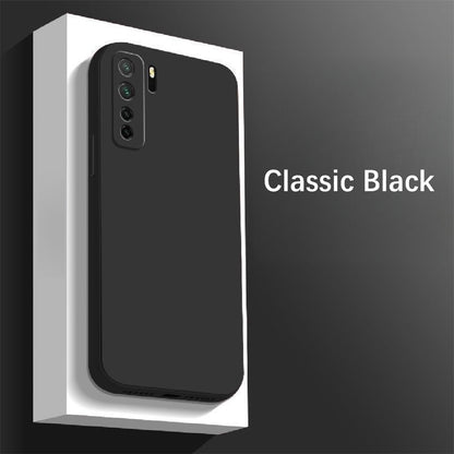 For Huawei Nova 7 SE Cover Drop and wear resistant Silicone Full Case Classic Simple Solid Color Phone Case Cover