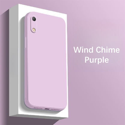 For Huawei Y6S Cover Drop and wear resistant Silicone Full Case Classic Simple Solid Color Phone Case Cover