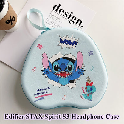 For Edifier STAX Spirit S3 Headphone Case Cartoon Creative Patterns Headset Earpads Storage Bag Casing Box