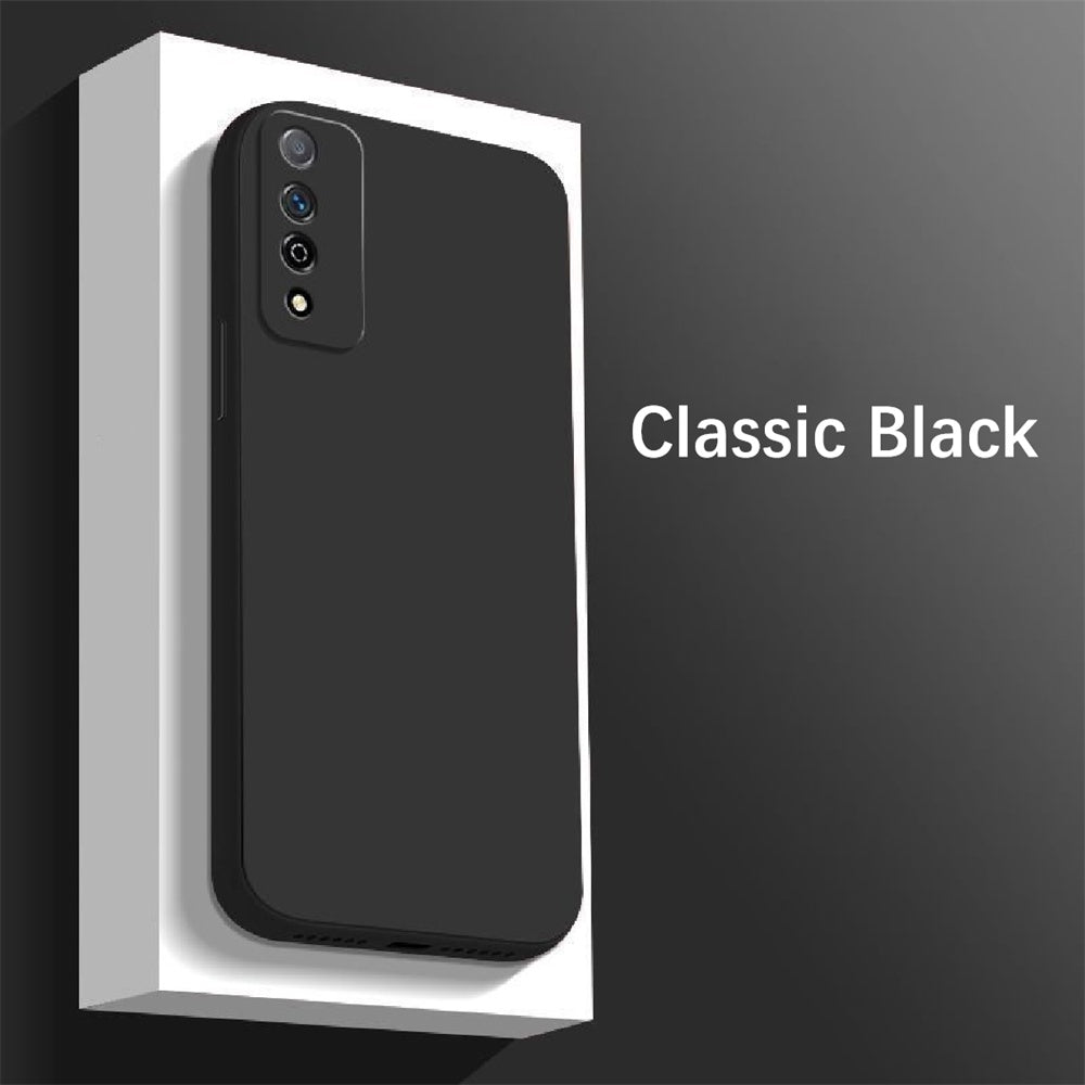 For Honor Play 4T Pro Cover Drop and wear resistant Silicone Full Case Classic Simple Solid Color Phone Case Cover