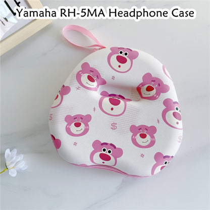 For Yamaha RH-5MA Headphone Case Cartoon Creative Patterns Headset Earpads Storage Bag Casing Box