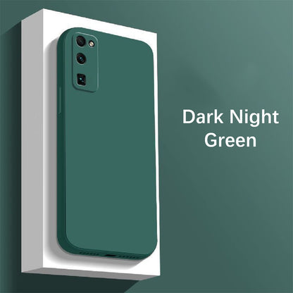 For Honor 30 Pro Cover Drop and wear resistant Silicone Full Case Classic Simple Solid Color Phone Case Cover