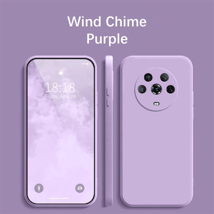 For Honor Magic 3 Pro Cover Drop and wear resistant Silicone Full Case Classic Simple Solid Color Phone Case Cover