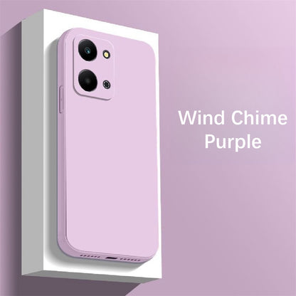 For Honor Play 7T Cover Drop and wear resistant Silicone Full Case Classic Simple Solid Color Phone Case Cover