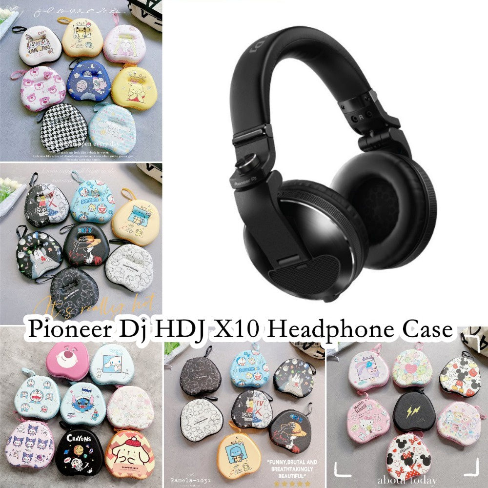 For Pioneer Dj HDJ X10 Headphone Case Cartoon Creative Patterns Headset Earpads Storage Bag Casing Box