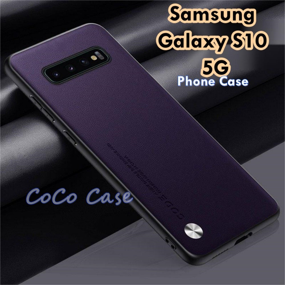 For Samsung Galaxy S10 5G Cover Silicone Professional Full Case Classic Simple Solid Color Phone Case Cover sweatproof