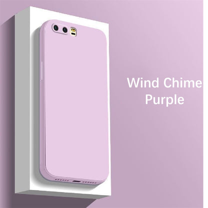 For Honor 9 Cover Drop and wear resistant Silicone Full Case Classic Simple Solid Color Phone Case Cover