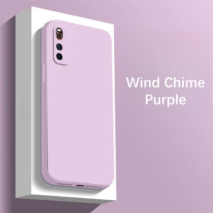 For IQOO Z1 Cover Drop and wear resistant Silicone Full Case Classic Simple Solid Color Phone Case Cover