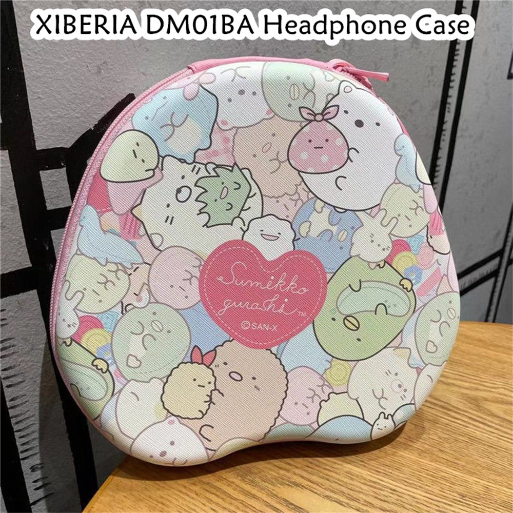 For XIBERIA DM01BA Headphone Case Cartoon Creative Patterns Headset Earpads Storage Bag Casing Box