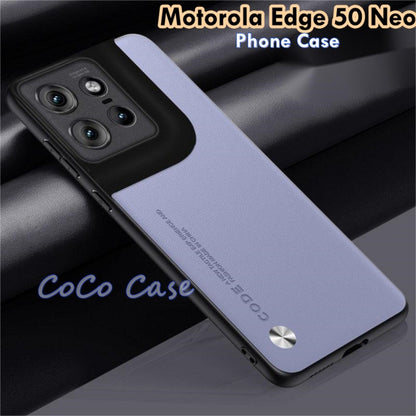 For Motorola Edge 50 Neo Cover Silicone Professional Full Case Classic Simple Solid Color Phone Case Cover sweatproof