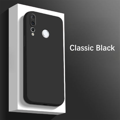 For Huawei Y7P 2020 Cover Drop and wear resistant Silicone Full Case Classic Simple Solid Color Phone Case Cover