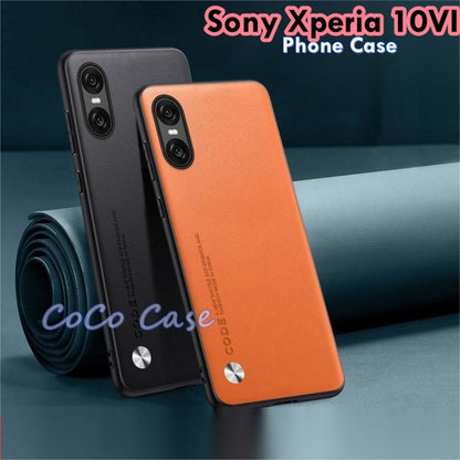 For Sony Xperia 10VI Cover Silicone Professional Full Case Classic Simple Solid Color Phone Case Cover sweatproof