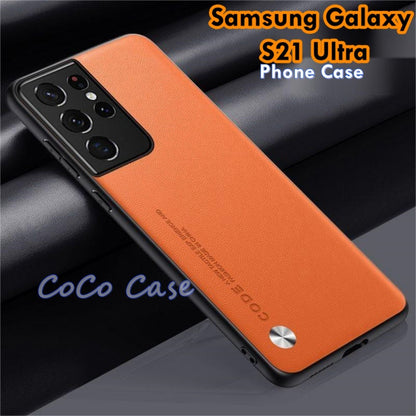 For Samsung Galaxy S21 Ultra Cover Silicone Professional Full Case Classic Simple Solid Color Phone Case Cover sweatproof