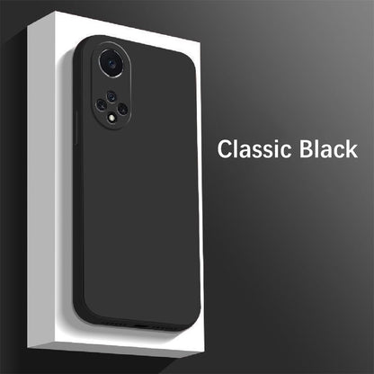 For Honor X7 Cover Drop and wear resistant Silicone Full Case Classic Simple Solid Color Phone Case Cover