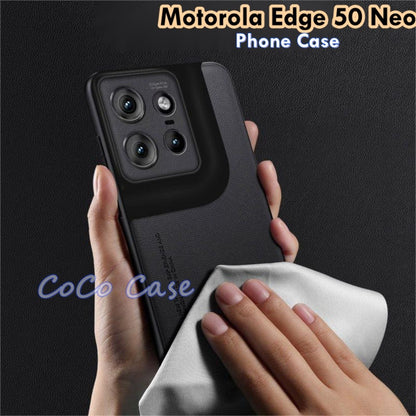 For Motorola Edge 50 Neo Cover Silicone Professional Full Case Classic Simple Solid Color Phone Case Cover sweatproof