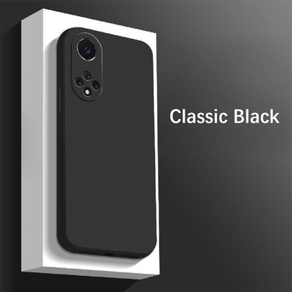 For Huawei Nova 9 Cover Drop and wear resistant Silicone Full Case Classic Simple Solid Color Phone Case Cover