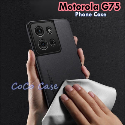 For Motorola G75 Cover Silicone Professional Full Case Classic Simple Solid Color Phone Case Cover sweatproof