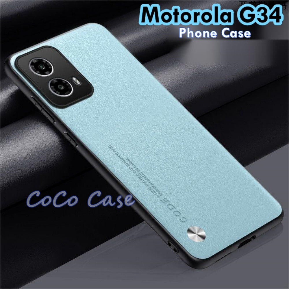 For Motorola G34 Cover Silicone Professional Full Case Classic Simple Solid Color Phone Case Cover sweatproof