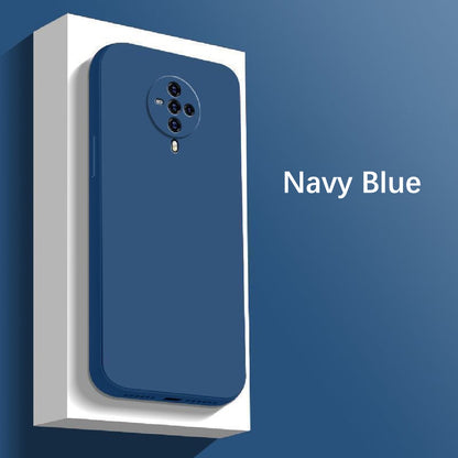 For VIVO S6 Cover Drop and wear resistant Silicone Full Case Classic Simple Solid Color Phone Case Cover
