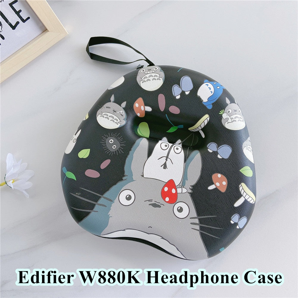 For Edifier W880K Headphone Case Cartoon Creative Patterns Headset Earpads Storage Bag Casing Box