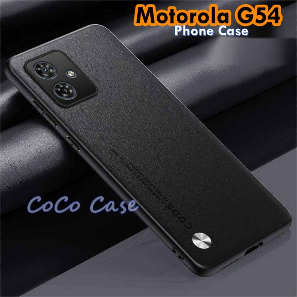 For Motorola G54 Cover Silicone Professional Full Case Classic Simple Solid Color Phone Case Cover sweatproof