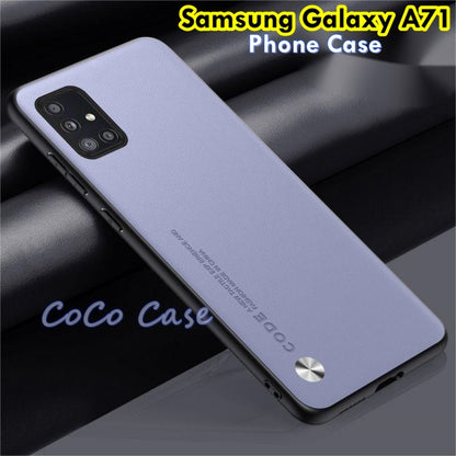 For Samsung Galaxy A71 Cover Silicone Professional Full Case Classic Simple Solid Color Phone Case Cover sweatproof